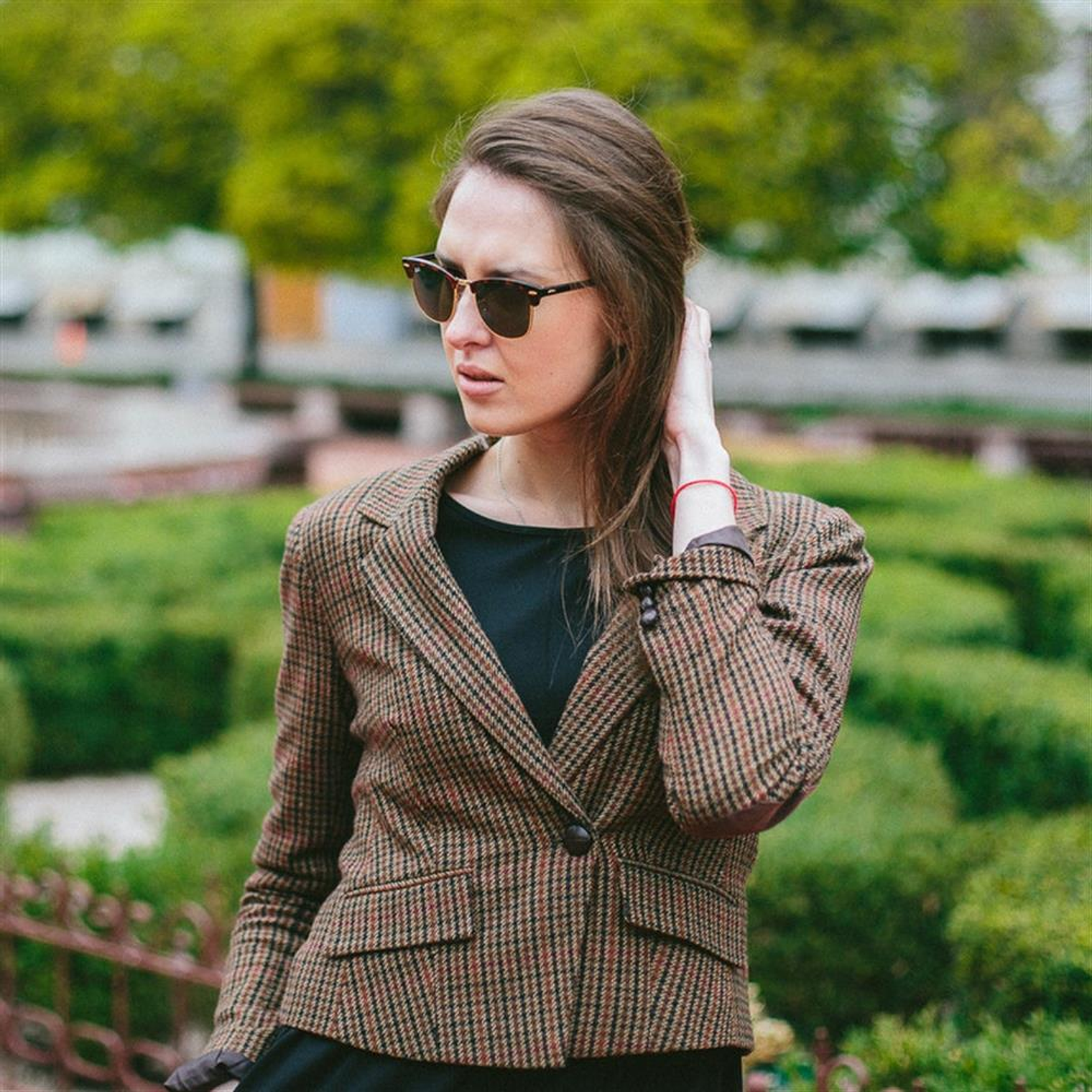 Lentes de Sol Ray Ban Clubmaster RB3016 W0366 Color Marrón Talla 51mm 5