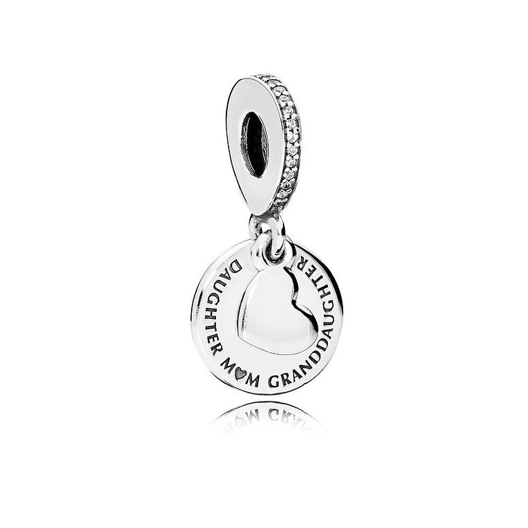 Charm Colgante Pandora Original para Mujer 796215CZ Tres Generaciones s925 1