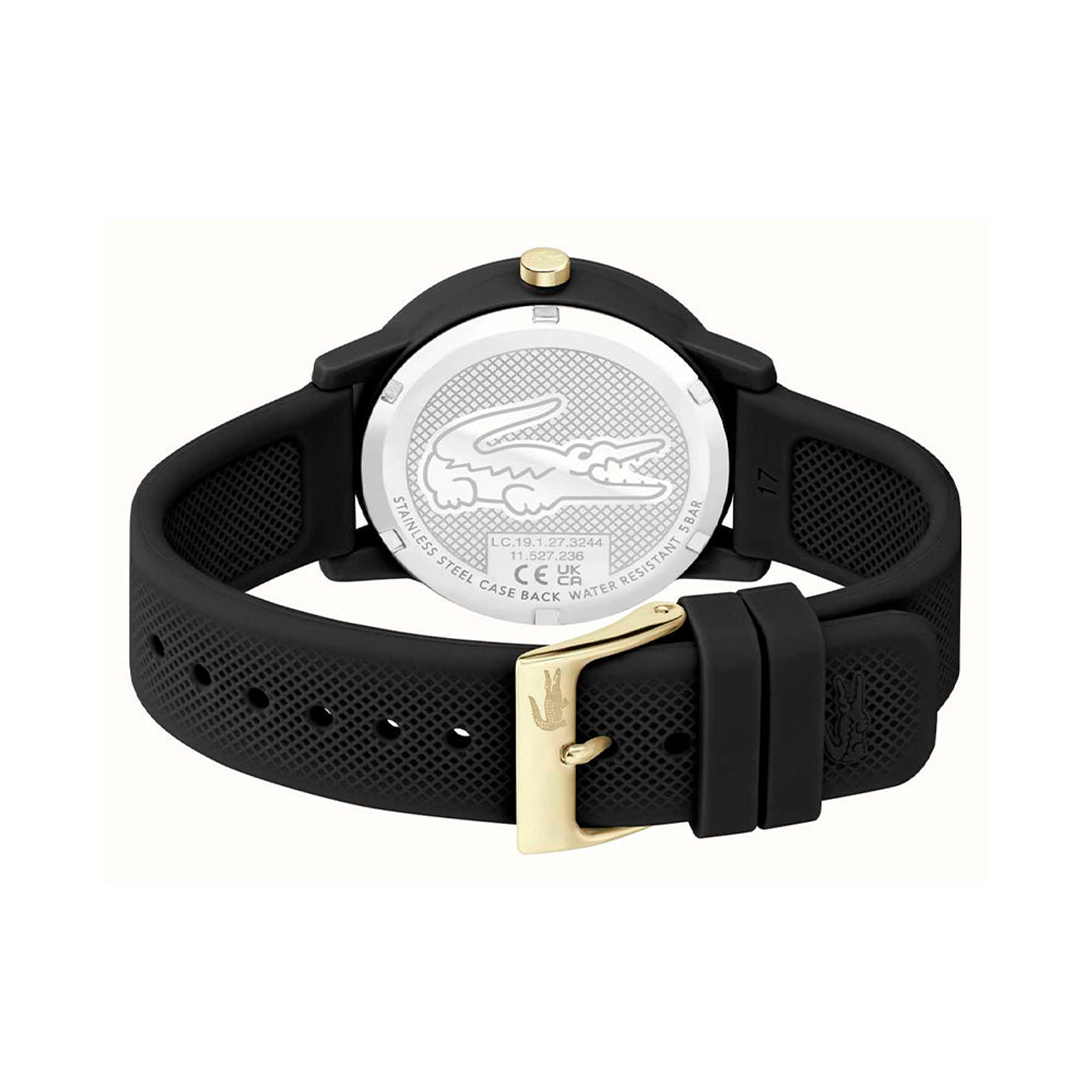 Reloj Analogo Lacoste Original 2001212 Color Negro con Correa de Silicona Para Mujer 2