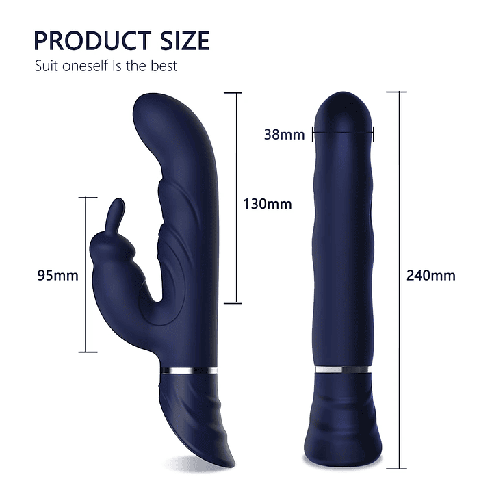 Vibrador Estimulante De Clitoris POMFW ZD025 en Silicona médica Color Azul 2