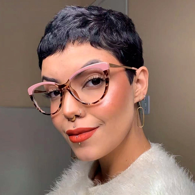 Lentes Oftalmicos Genericos con Bloqueo de Luz SJZZKCJ Color Dorado Talla 51mm 6