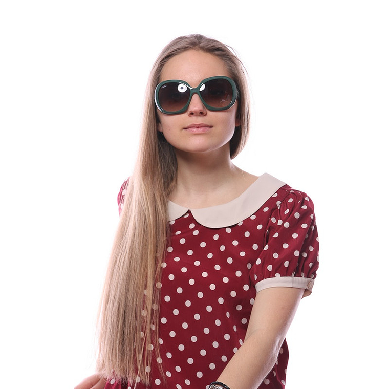 Lentes de Sol Ray Ban Degrade RB4098 6009/8E Color Verde Talla 60mm 5