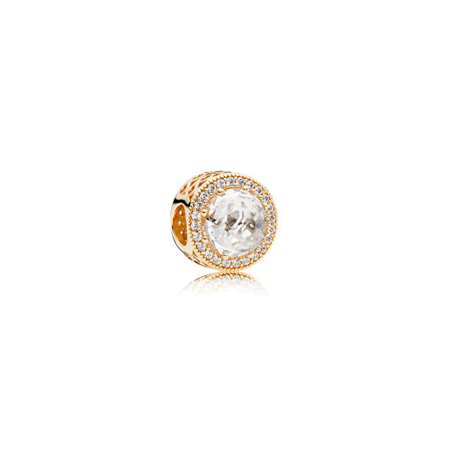 Charm Dije Pandora Original para Mujer 750843CZ Simbolo del Conocimiento Oro 14k 3