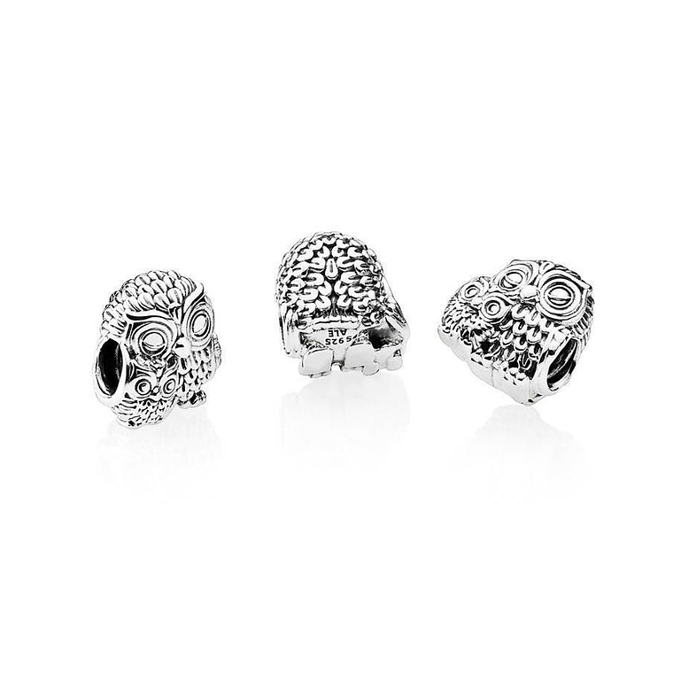 Charm Pandora Original para Mujer 791966 Buho de Plata s925 3