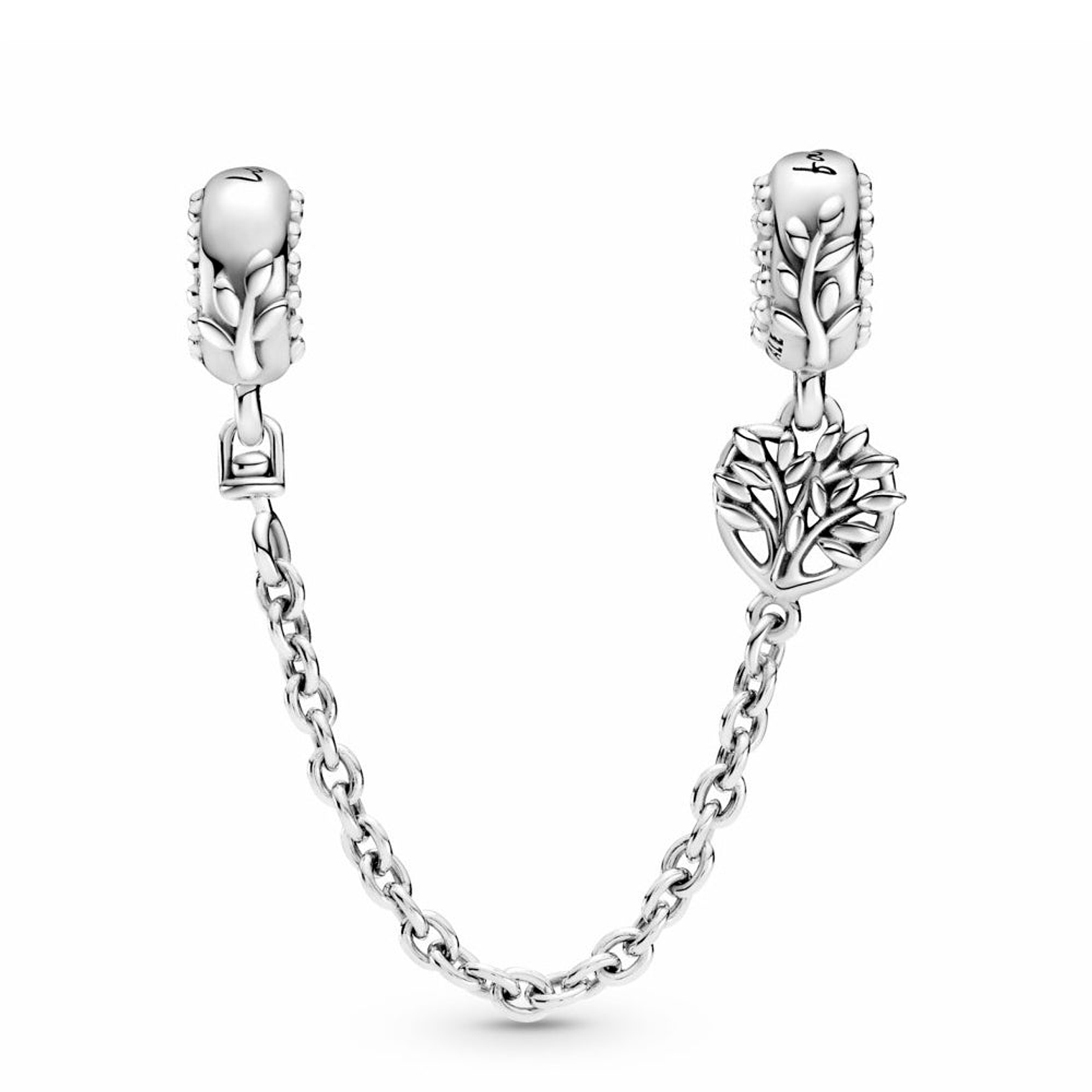 Cadena de Seguridad Pandora Arbol Genealogico Color Plateado 799293C00-05 en Plata 925 2
