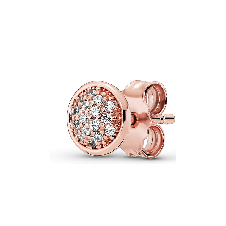 Aretes Pendientes Pandora Rose Redondos con 38 Circonitas Incrustadas 280726CZ Plata 925 2