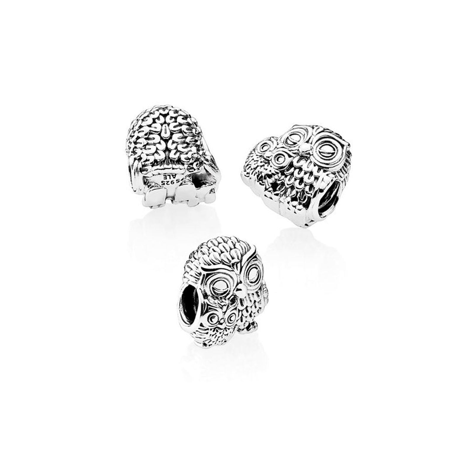 Charm Pandora Original para Mujer 791966 Buho de Plata s925 4