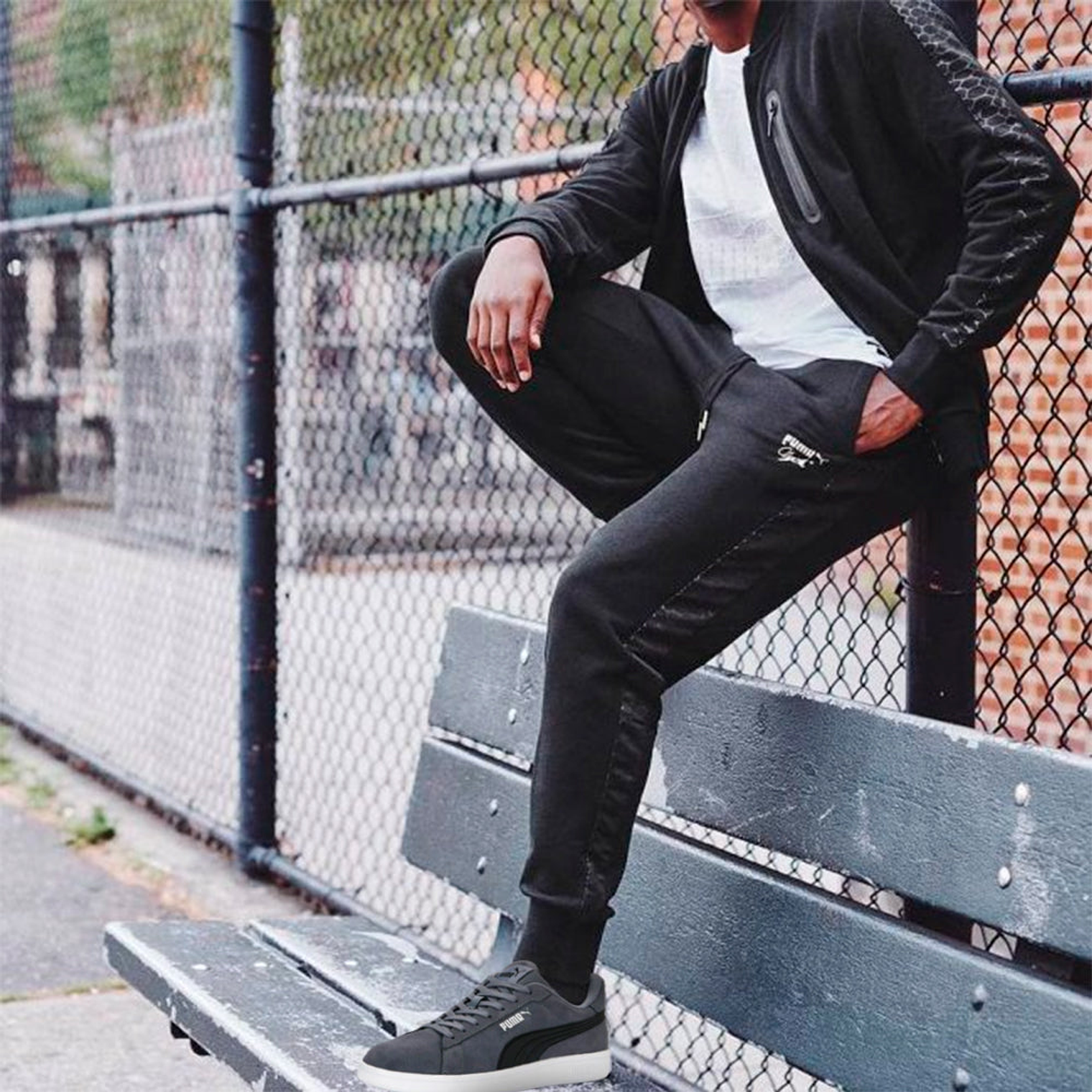 Zapatillas Puma SMASH 3.0 390984 11 Original Color Gris Para Hombre Talla 40 6