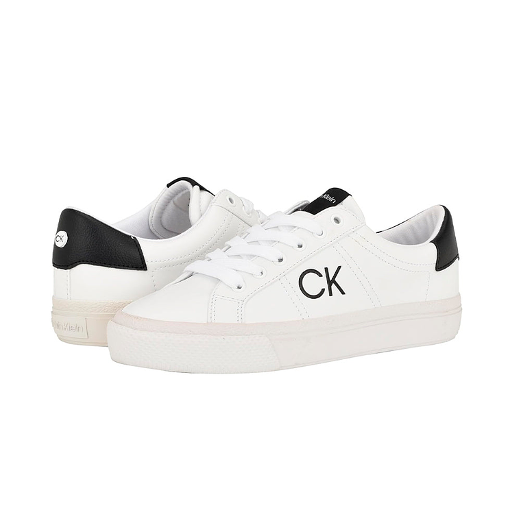 Zapatillas Calvin Klein Cylaie Original Color Blanco y Negro Unisex 1
