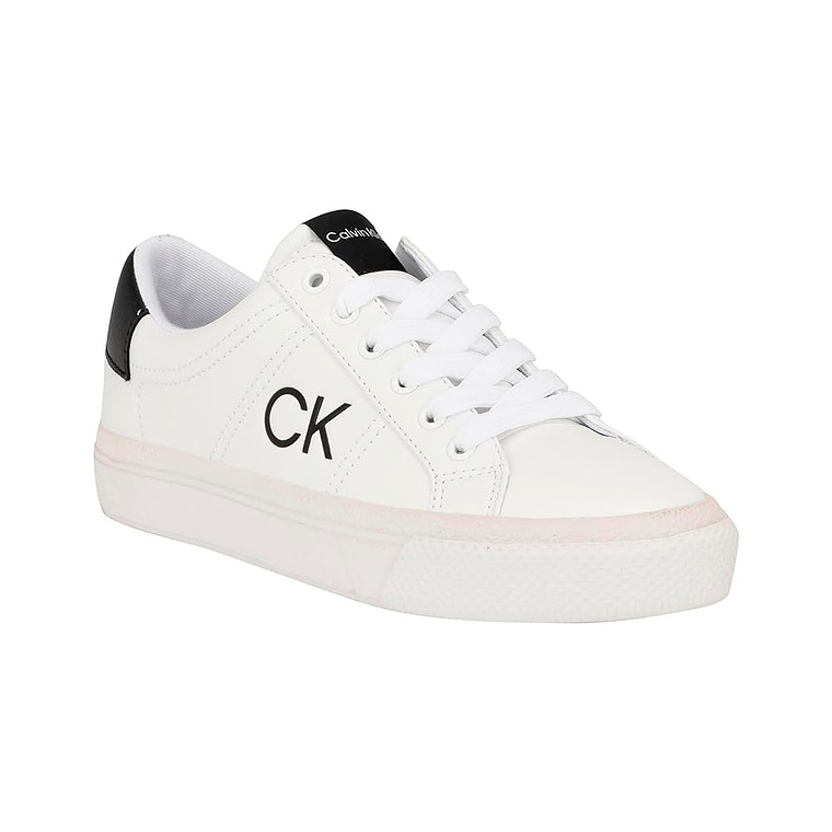 Zapatillas Calvin Klein Cylaie Original Color Blanco y Negro Unisex 2