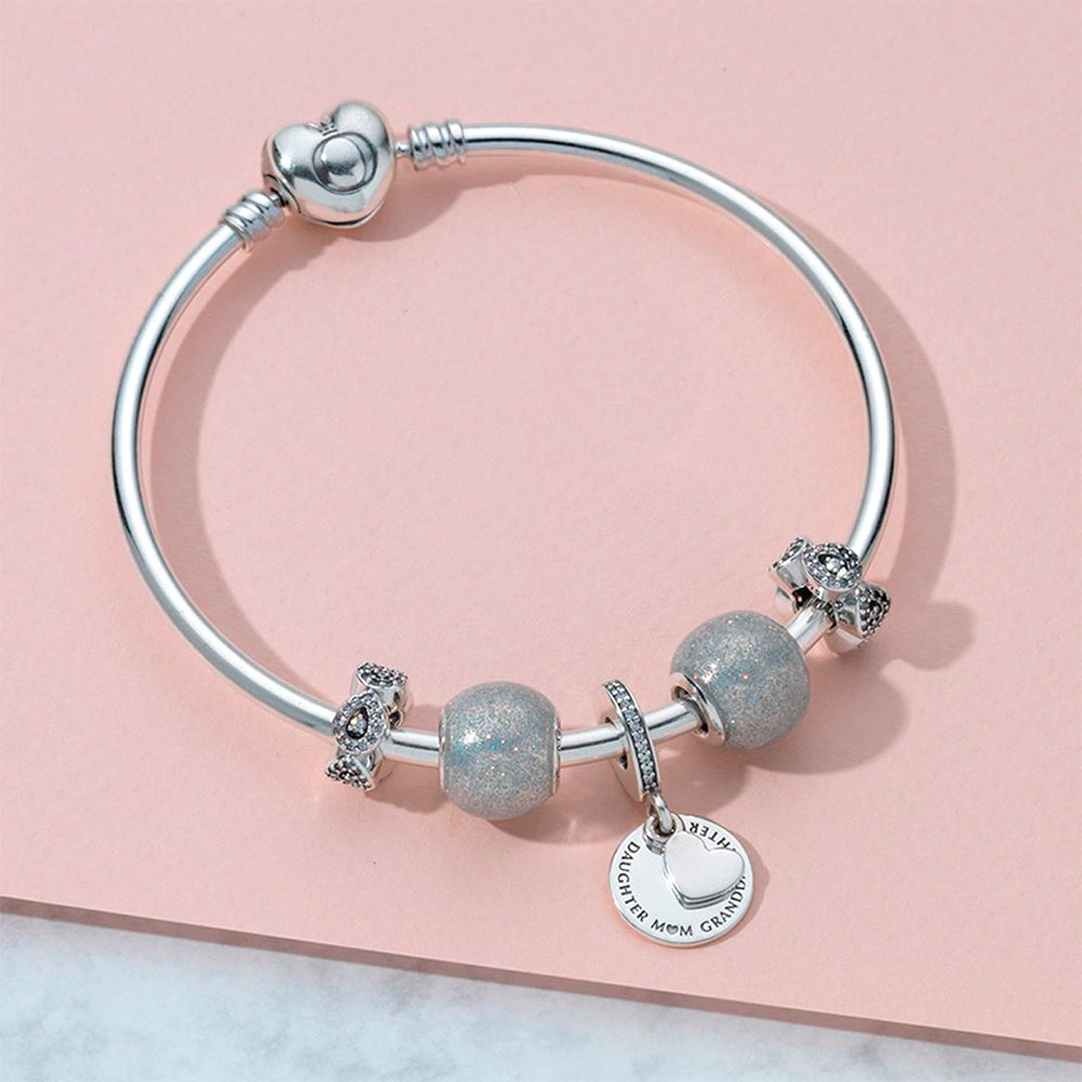 Charm Colgante Pandora Original para Mujer 796215CZ Tres Generaciones s925 5