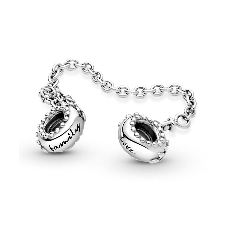 Cadena de Seguridad Pandora Arbol Genealogico Color Plateado 799293C00-05 en Plata 925 5