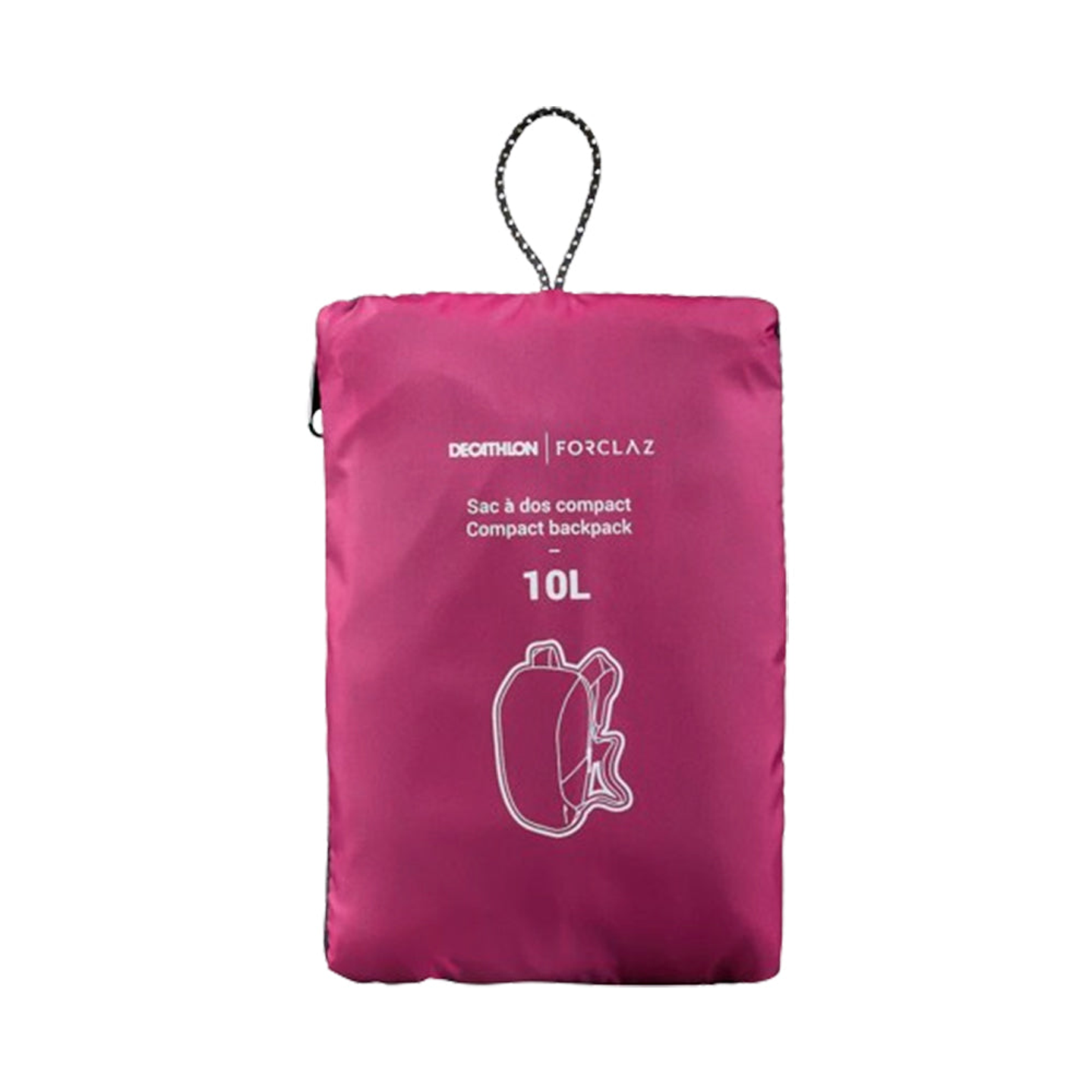 Mochila Forclaz Original 8560406 Compact 100 10 L Color Fucsia 10L 4