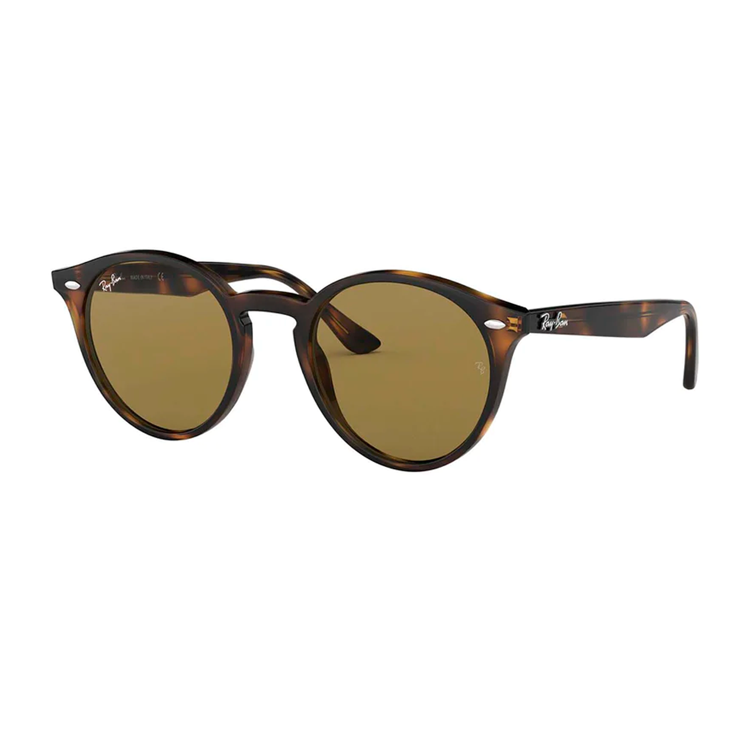 Lentes de Sol Ray Ban Highstreet Round RB2180 710/73 Color Habana Talla 49mm 1