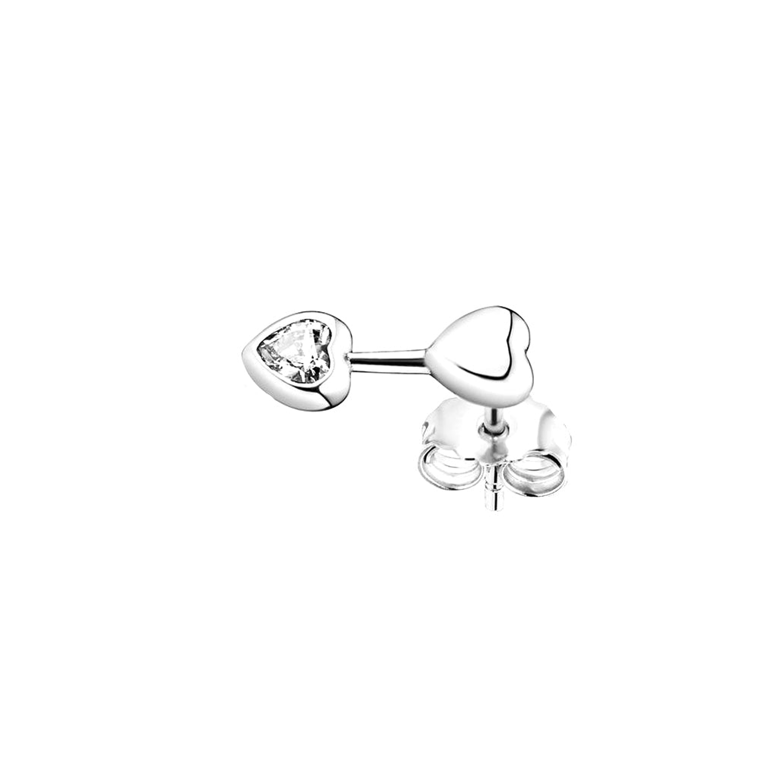 Aretes Pendientes Pandora Tipo Topo Flecha de Amor 290750CZ Plata 925 5