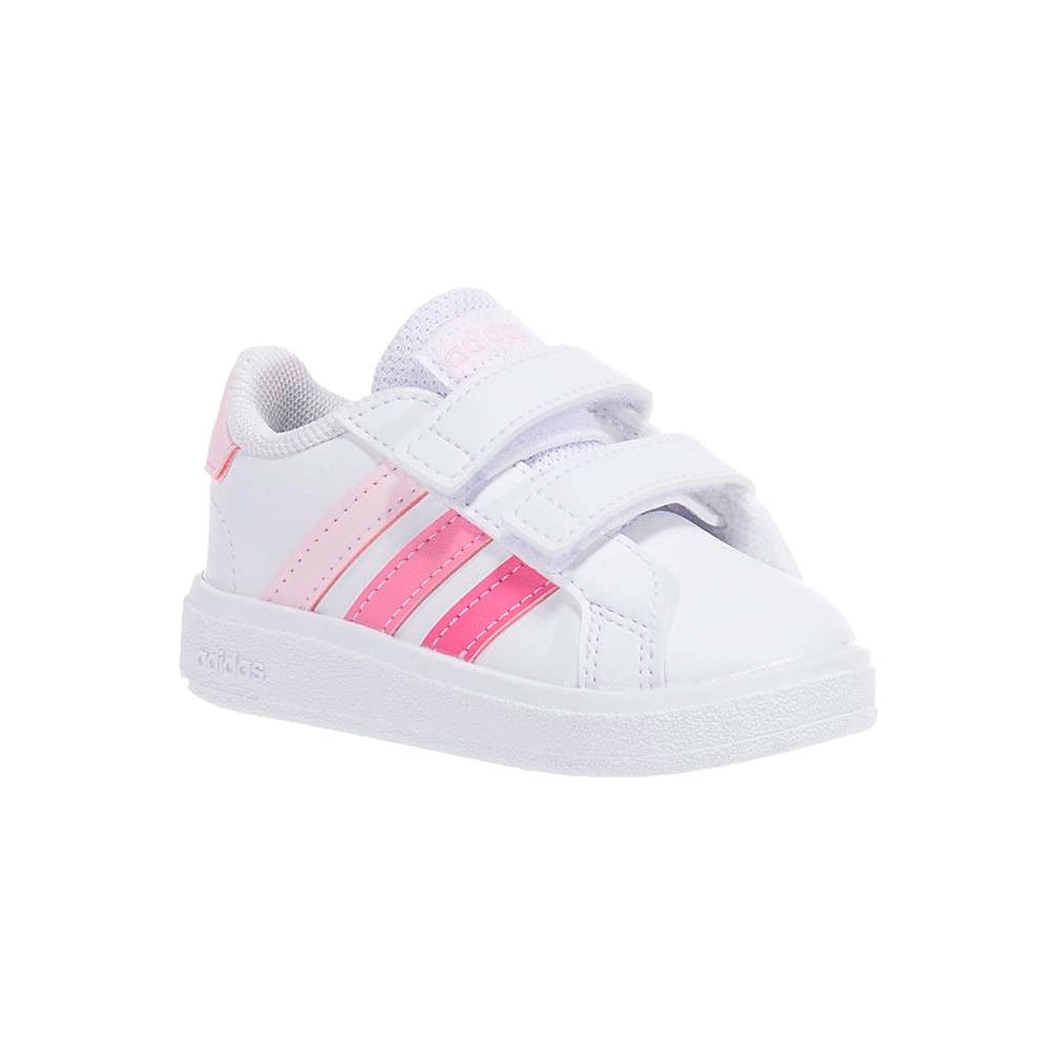 Zapatillas Adidas Grand Court 2.0 CFI IG2556 Color Blanco Para Niños 1