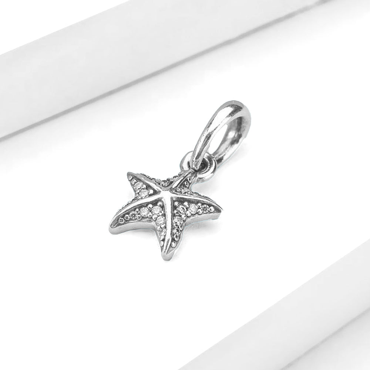 Charm Colgante Pandora Original para Mujer 390403CZ Tropical Starfish Plata s925 3