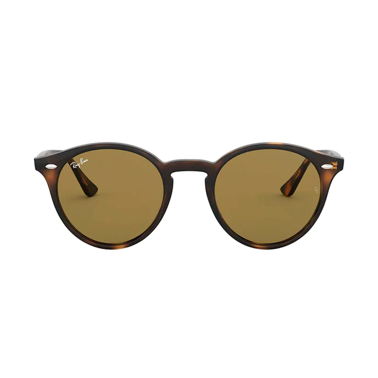 Lentes de Sol Ray Ban Highstreet Round RB2180 710/73 Color Habana Talla 49mm 3
