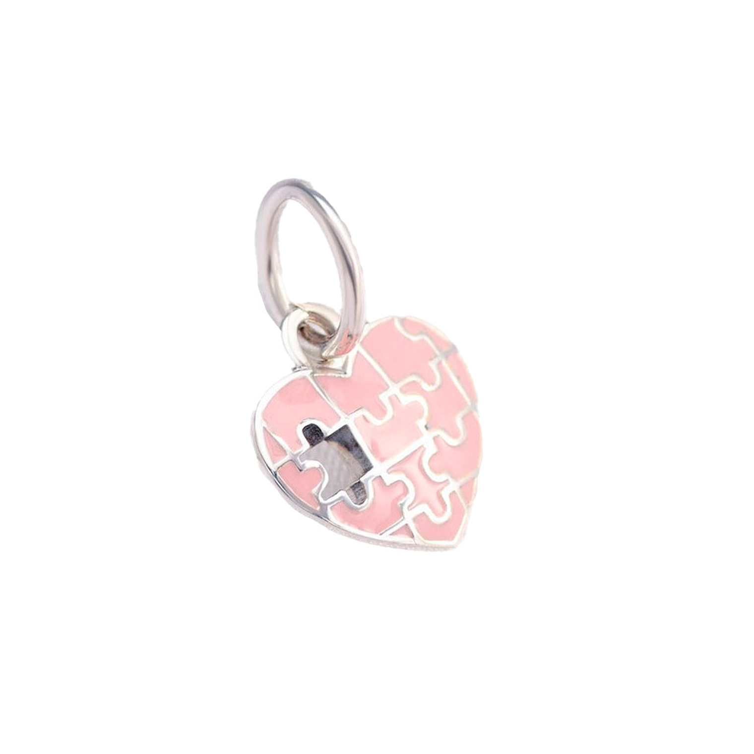 Charm Colgante Pandora Original para Mujer 791522EN68 Completa mi Corazón Plata s925 4