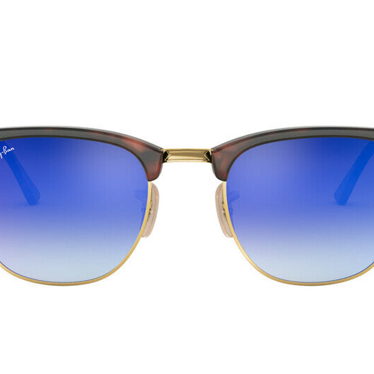 Lentes De Sol Ray Ban Clubmaster RB3016 990/7Q Blue degrade Talla 51mm 3