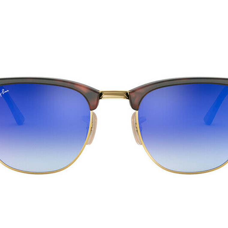 Lentes De Sol Ray Ban Clubmaster RB3016 990/7Q Blue degrade Talla 51mm 3