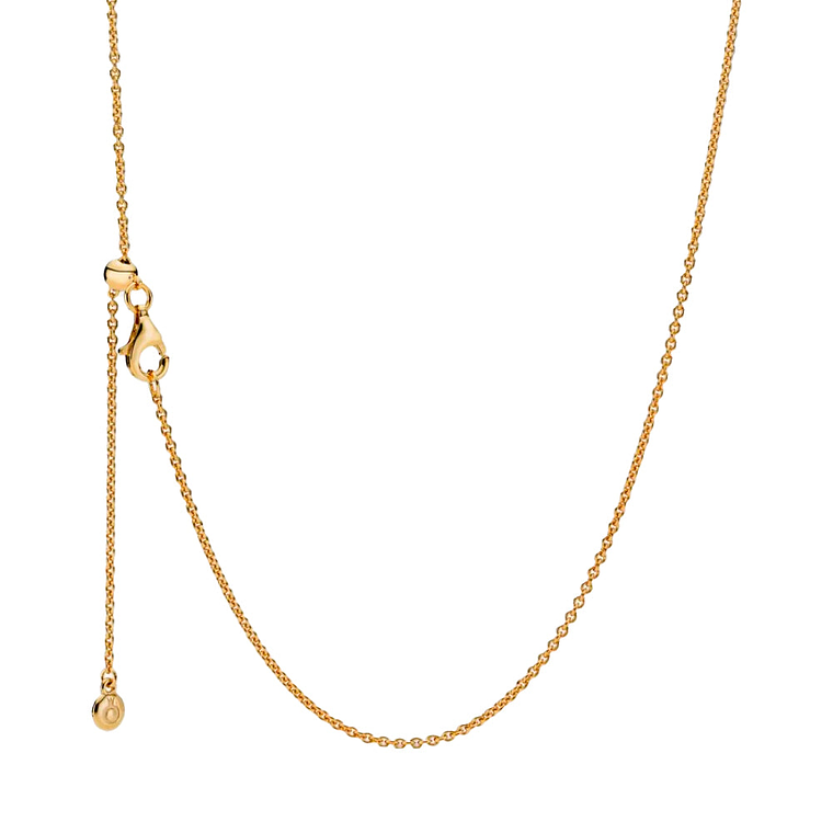 Collar de cadena Pandora Shine Cadena Clasica 367080 Color Dorado Talla 50cm 2