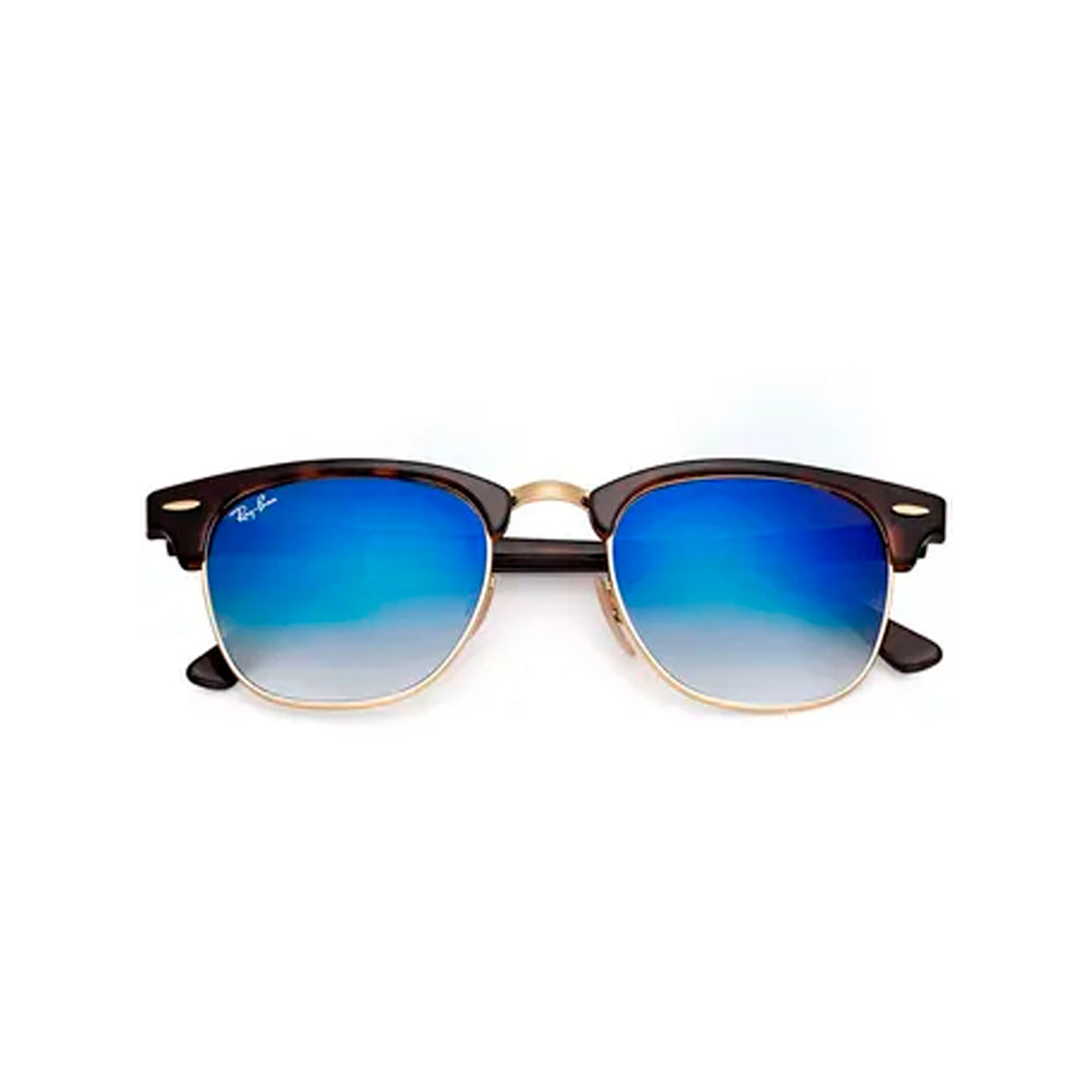 Lentes De Sol Ray Ban Clubmaster RB3016 990/7Q Blue degrade Talla 51mm 4