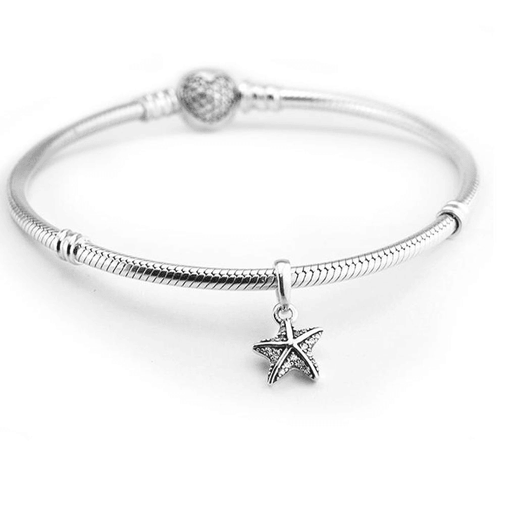 Charm Colgante Pandora Original para Mujer 390403CZ Tropical Starfish Plata s925 4