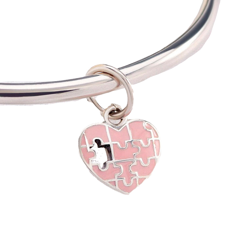 Charm Colgante Pandora Original para Mujer 791522EN68 Completa mi Corazón Plata s925 5