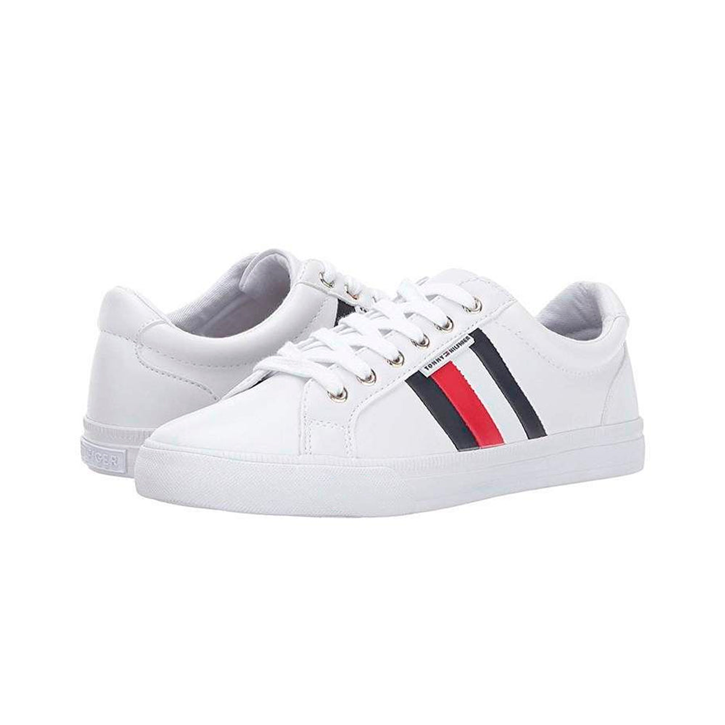 Zapatillas Tommy Hilfiger Lightz Original Color Blanco Para Mujer 1