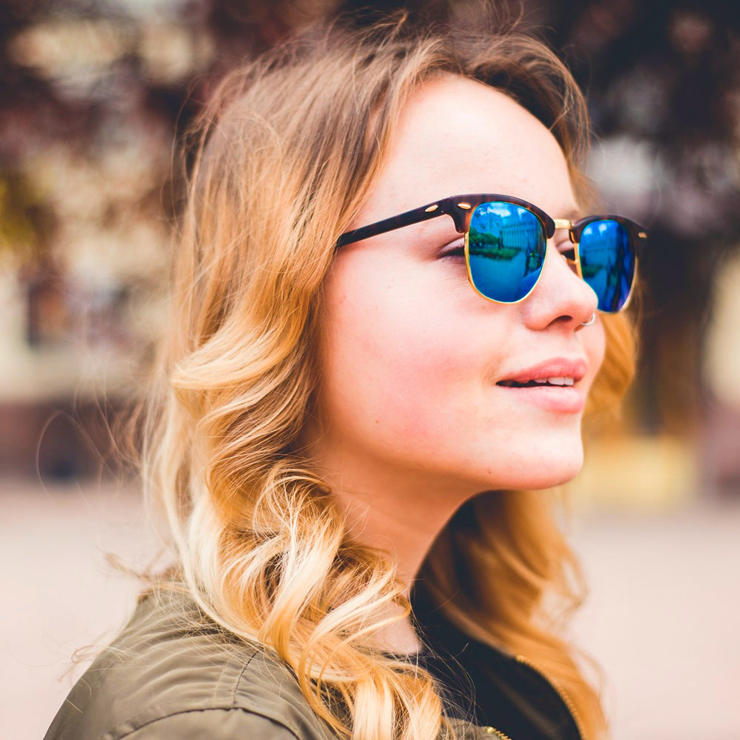 Lentes De Sol Ray Ban Clubmaster RB3016 990/7Q Blue degrade Talla 51mm 5