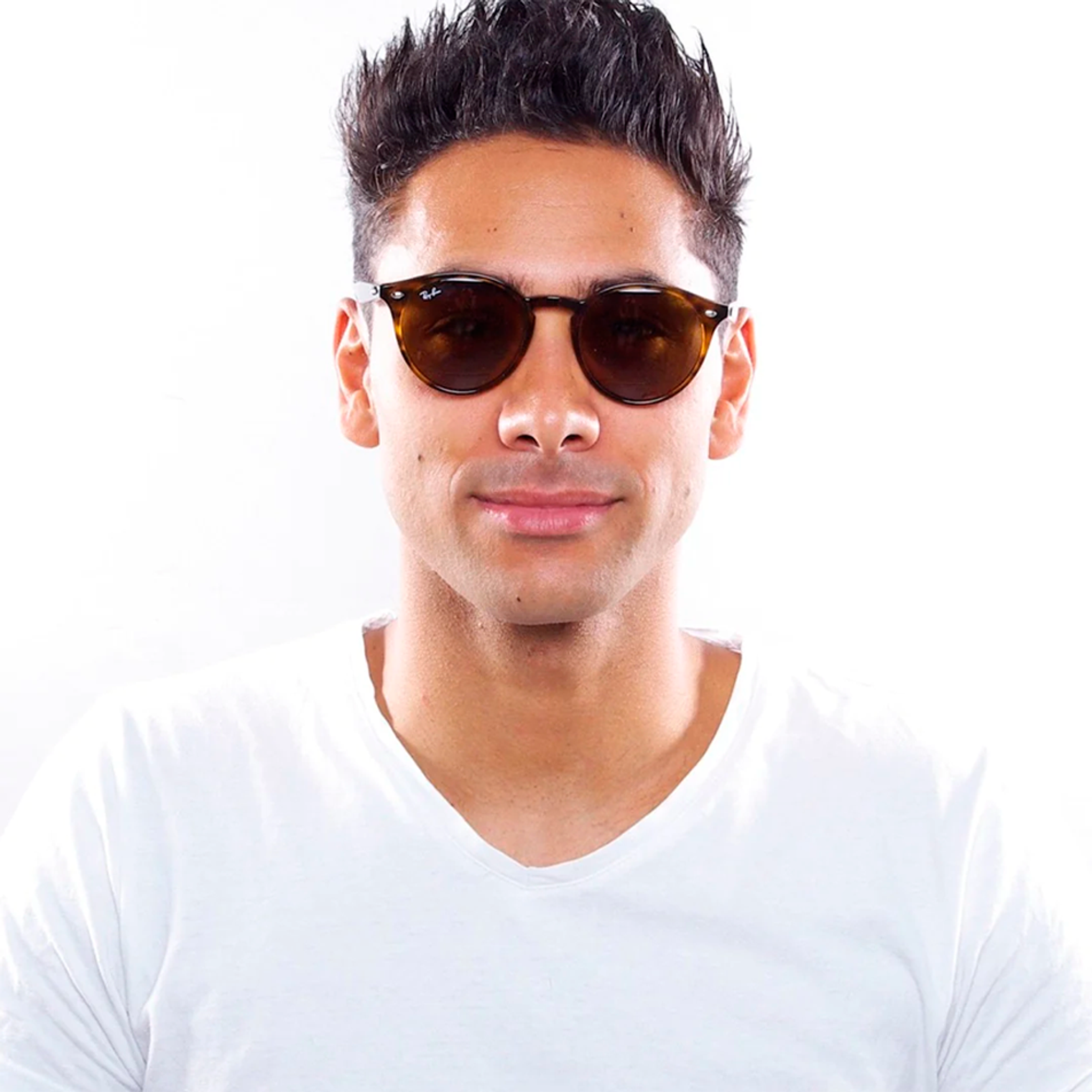 Lentes de Sol Ray Ban Highstreet Round RB2180 710/73 Color Habana Talla 49mm 5