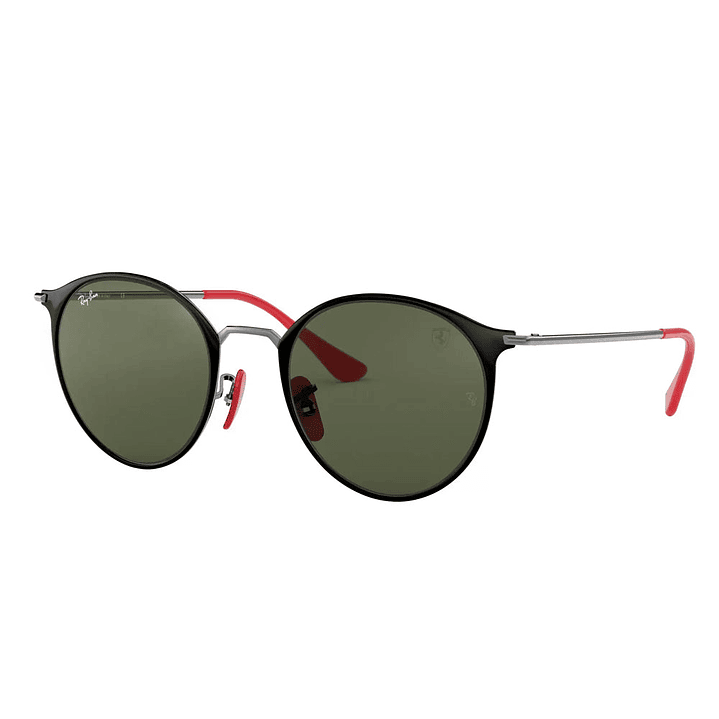 Lentes de Sol Ray Ban Round RB3602M F020/31 Scuderia Ferrari Collection Color Plateado Talla Unica 1