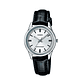 Reloj Anaologo Casio Original LTP-V005L-7A para Mujer en Acero Fondo Blanco y Correa Negra - Miniatura 1