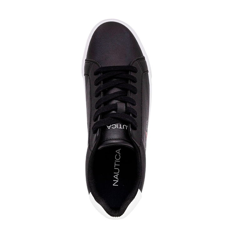 Zapatillas Nautica MYTON 2 CV274-2 Unisex Color Negro y Blanco Talla 41 5
