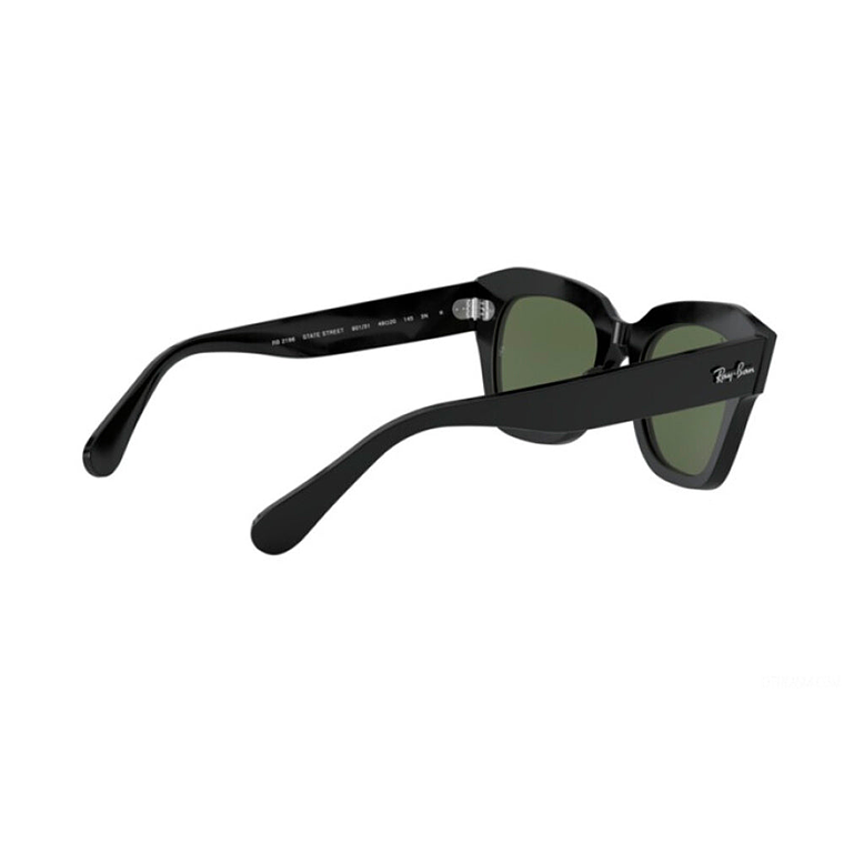 Lentes de Sol Ray Ban State Street RB2186 901/31 Color Negro Talla 49mm 5