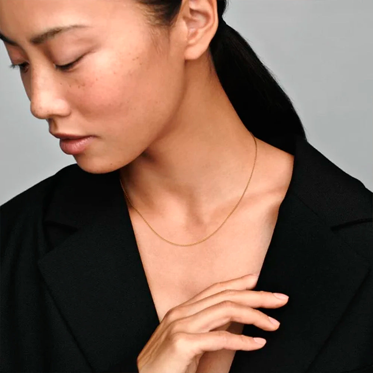 Collar de cadena Pandora Shine Cadena Clasica 367080 Color Dorado Talla 50cm 5