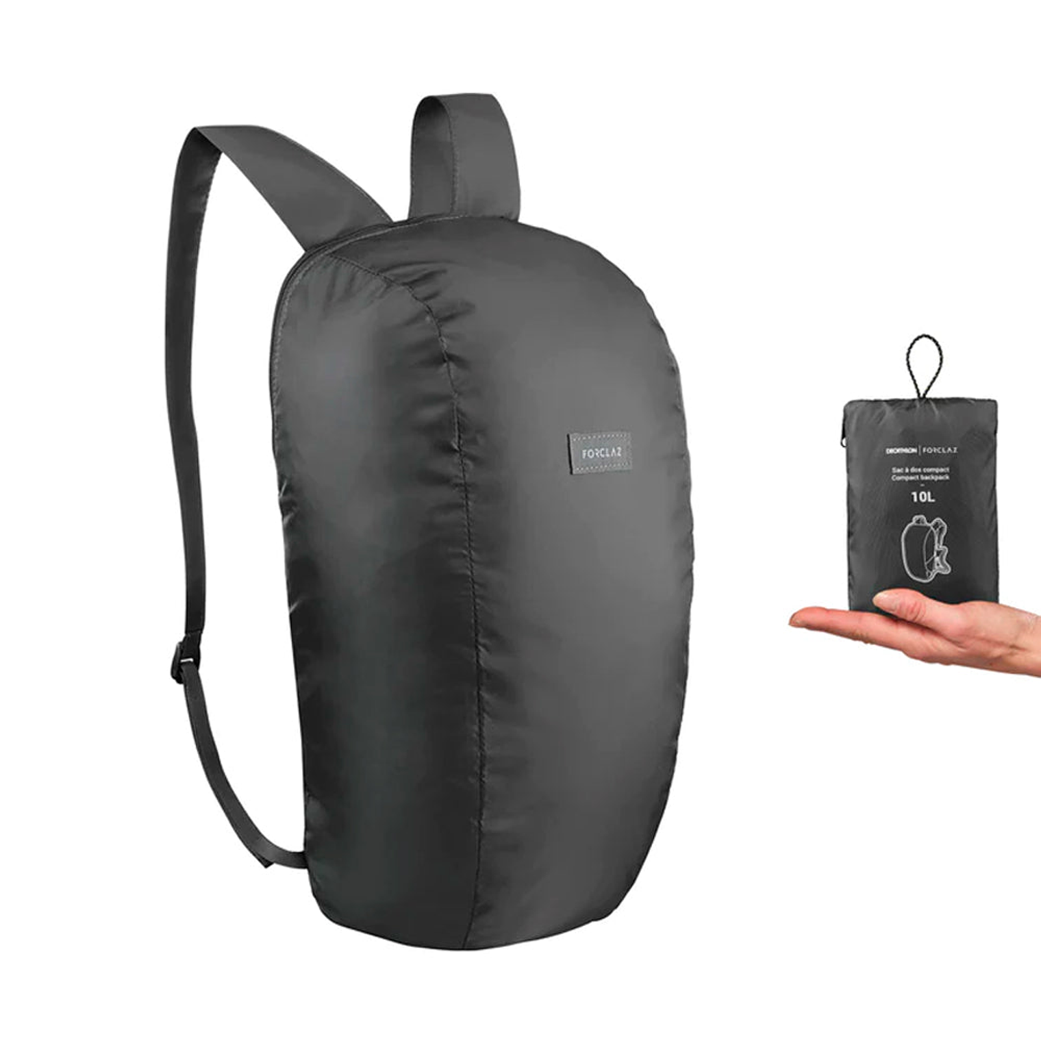 Mochila Forclaz 8560403 Compact 100 10 L Original Color Negro 5