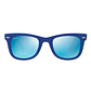 Lentes de Sol Ray Ban Wayfarer Fold RB4105 6020/17 Color Azul Talla 50mm - Miniatura 3