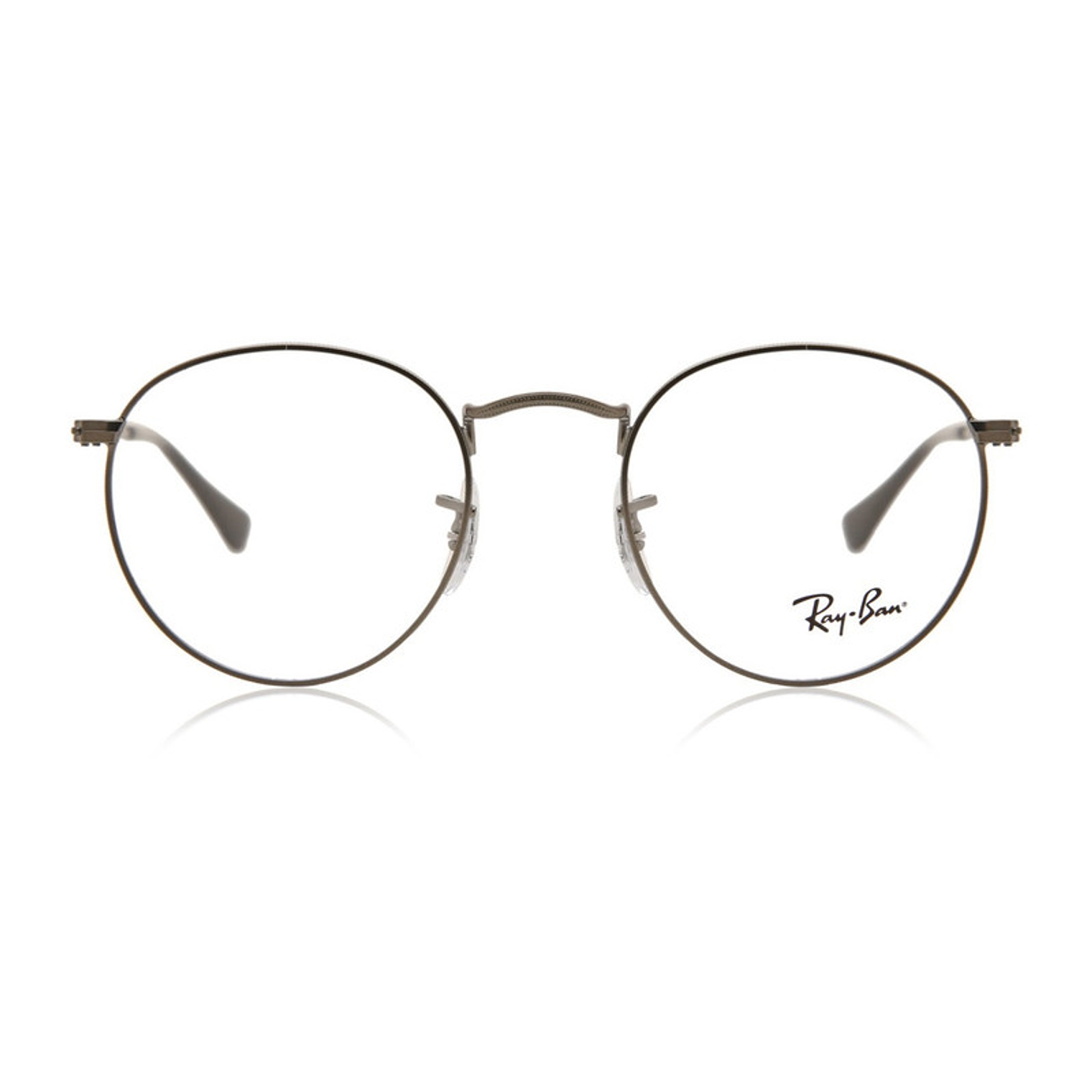Montura de Lentes de Medida Ray Ban Round Metal RB3447V2620 Color Plateado Talla 47mm 3