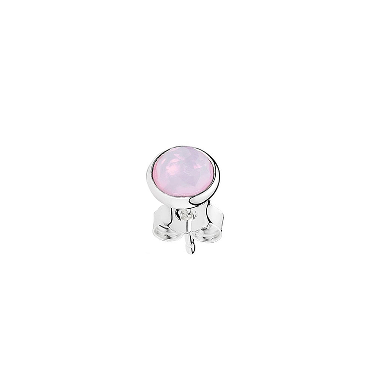 Aretes Pendientes Pandora Gota de Octubre Cristal Rosa Opalescente 290738NOP Plata 925 2
