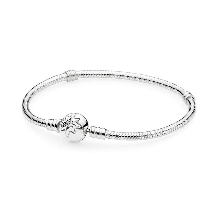 Pulsera Brazalete Pandora Ajustable Cielo Estrellado 590735CZ Plata 925 Talla 18cm 1