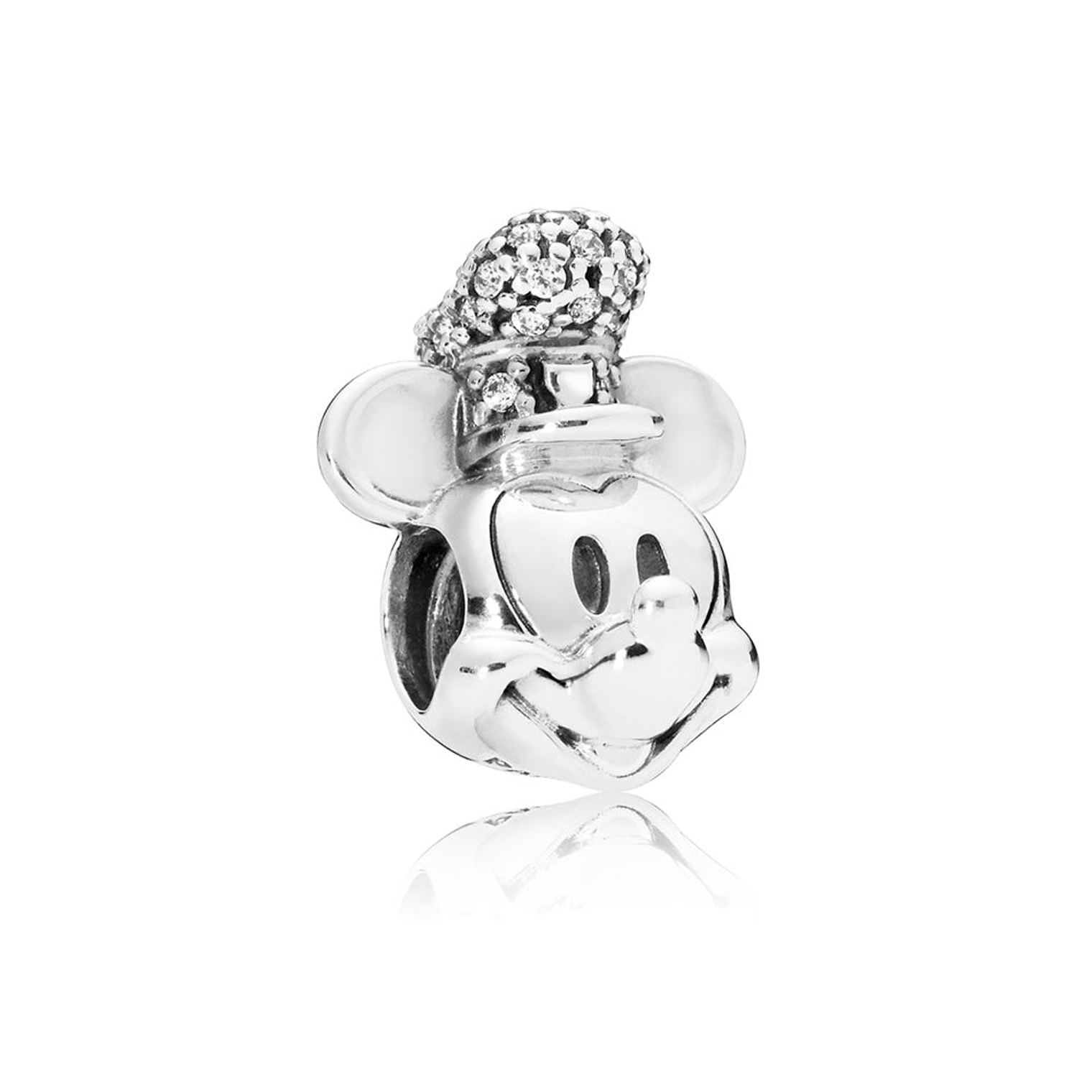 Charm Pandora Original para Mujer 797499CZ Disney Shimmering Steamboat Willie Portrait s925 1