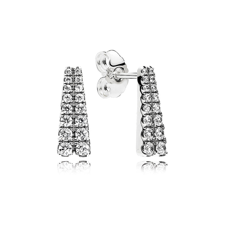 Aretes Pendientes Pandora Rastro de Estrellas Fugaces 296367CZ Plata 925 1