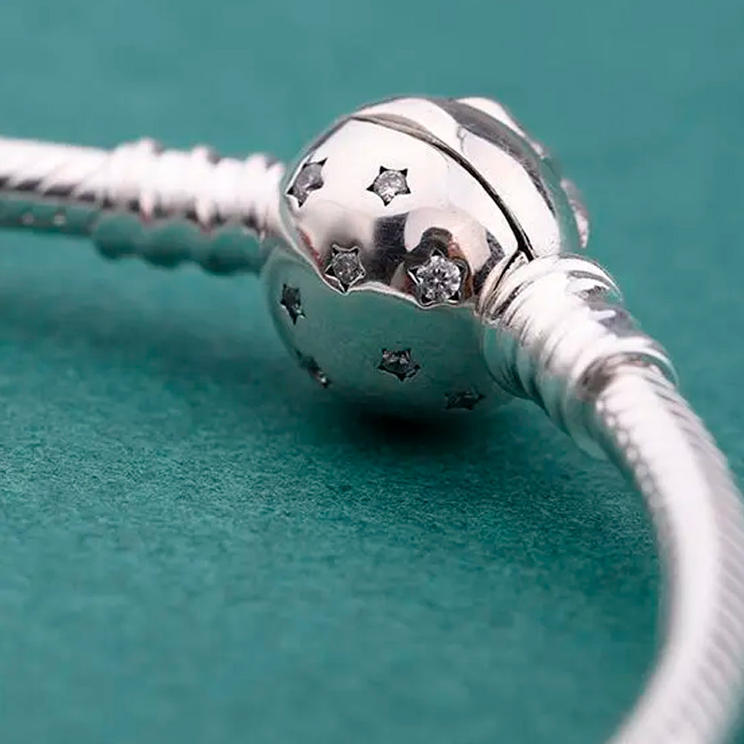 Pulsera Brazalete Pandora Ajustable Cielo Estrellado 590735CZ Plata 925 Talla 18cm 5