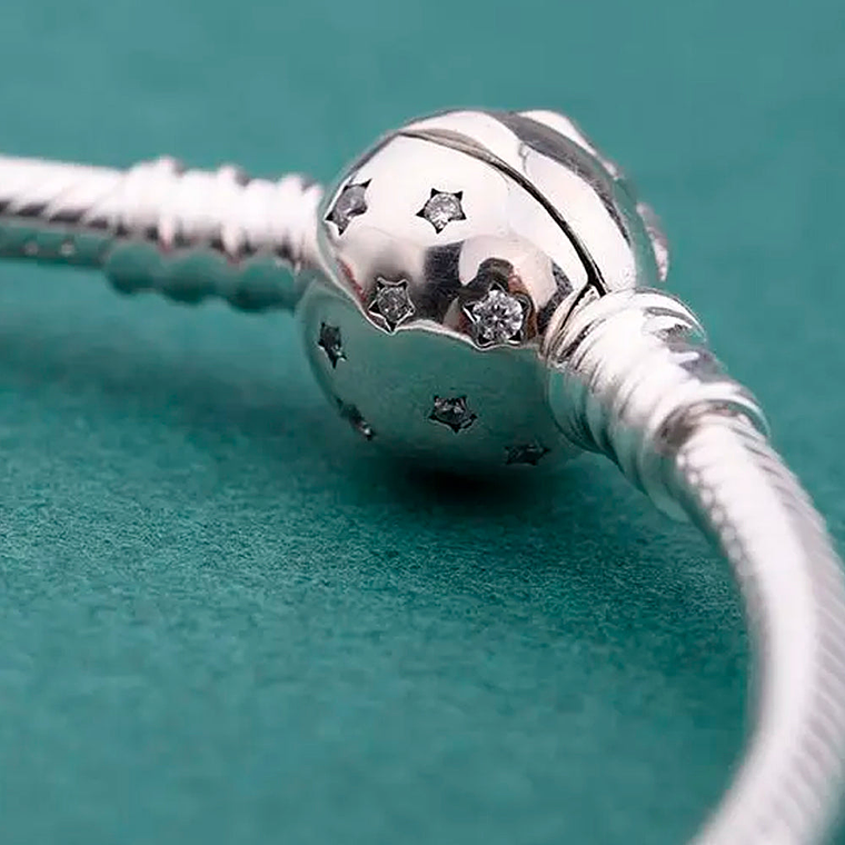 Pulsera Brazalete Pandora Ajustable Cielo Estrellado 590735CZ Plata 925 Talla 18cm 5