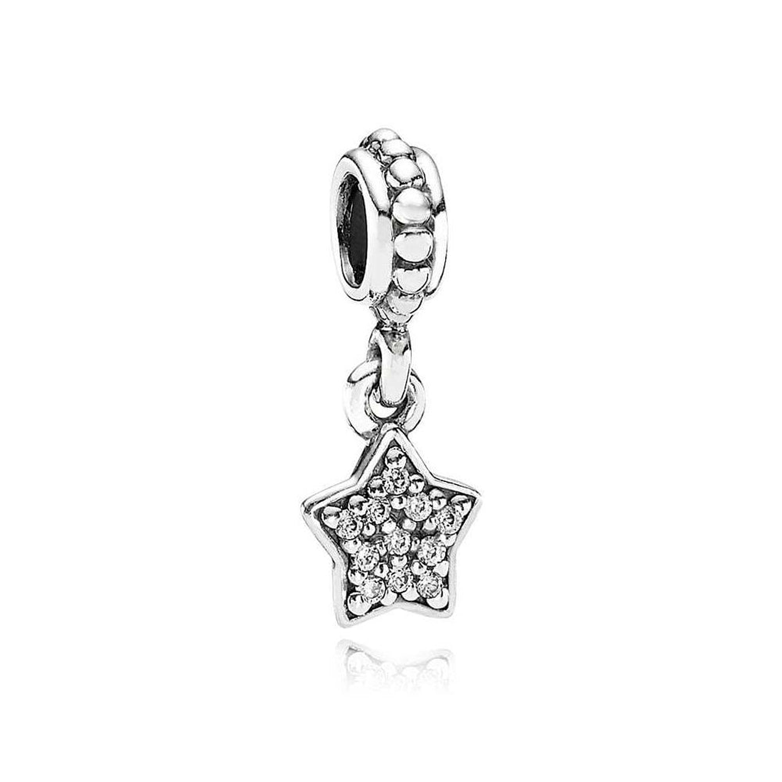 Charm Colgante Pandora Original para Mujer 791024CZ Estrella Pave s925 1
