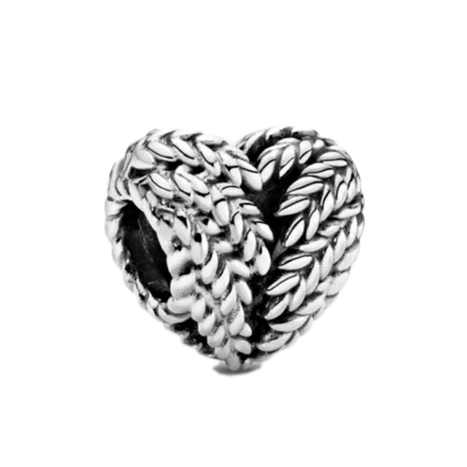 Charm Dije Pandora Original para Mujer 791751 Corazon de Plumas Plata s925 4