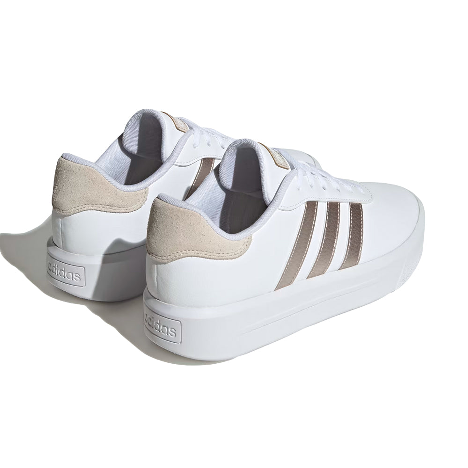 Zapatillas Deportivas Adidas Court Platform ID1969 Color Blanco Para Mujer 6