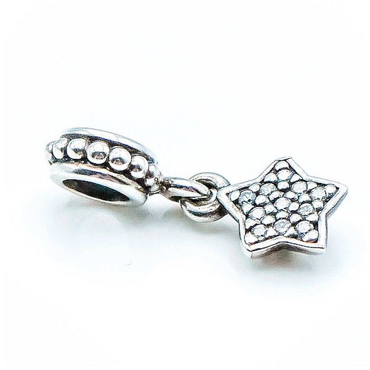 Charm Colgante Pandora Original para Mujer 791024CZ Estrella Pave s925 2